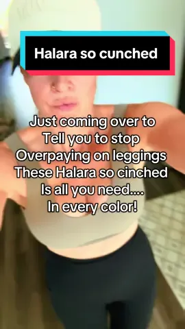 Absolutely obsessed with these leggings! Get them in black because you’re gonna wanna wear them eith everything…then come back and get them in every other color….@Halara #halara #halarasocinched #halaraleggings #leggings #tummycontrol 