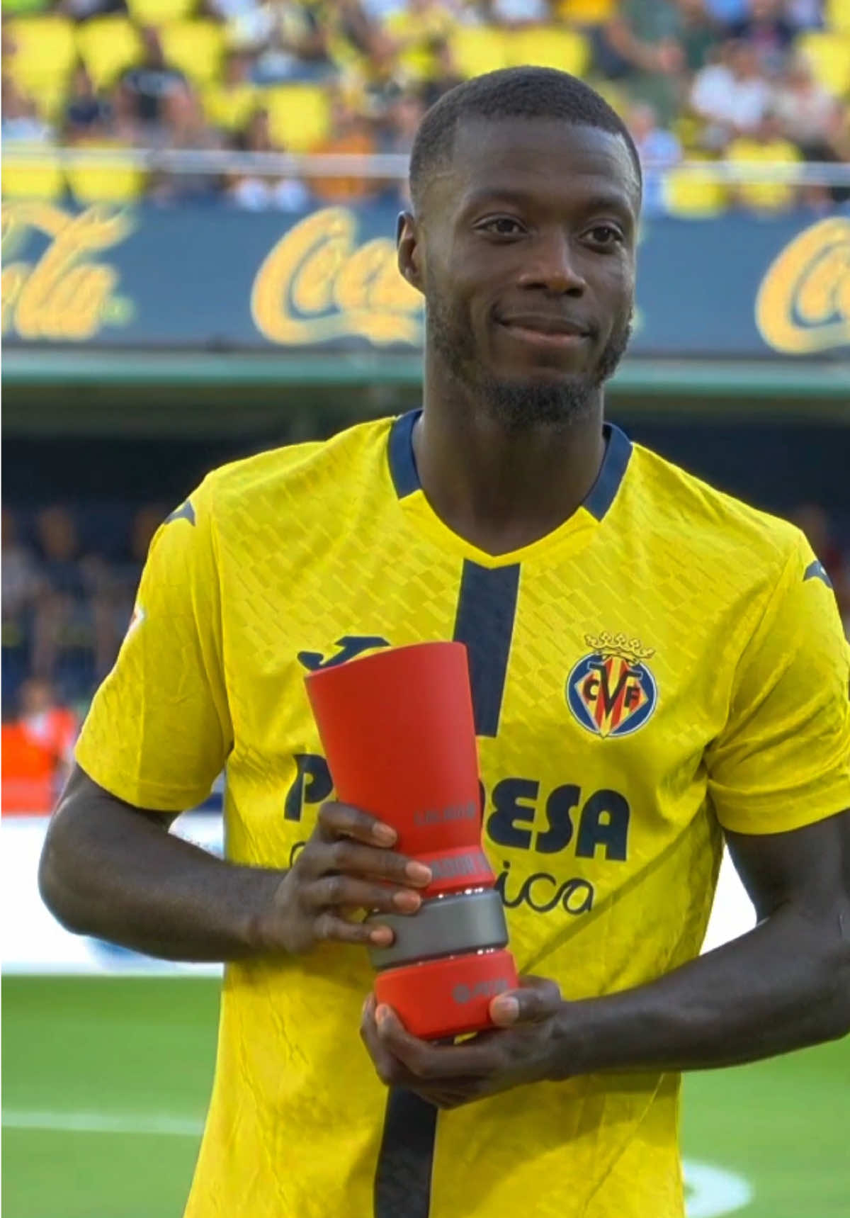 Nicolas Pepe, mejor jugador del mes de agosto de @LALIGA  #futbol #footballtiktok #villarreal #laliga 