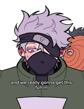 this is so low effort 😭😭i'm super busy💔#naruto #obikaka #kakashi #obito #fyp 