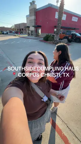 Had THE yummiest food at @Southside Dumpling Haus !!!  What we ate 👇🏻 Shareables:  🫛 Spicy Edamame  Dumplings:  🥟 Pork Soup Dumplings  🥟 Pan Fried Combination Dumplings  🥟 Steamed Pork Dumplings  Entrees:  🍗 Spicy Szechuan Popcorn Chicken w/Fried Noodles  (Literally got asked by surrounding guests what we got and it was 👆🏻) 🥩 Spicy Cumin Beef w/Fried Rice Dessert: Cheesecake Bao 