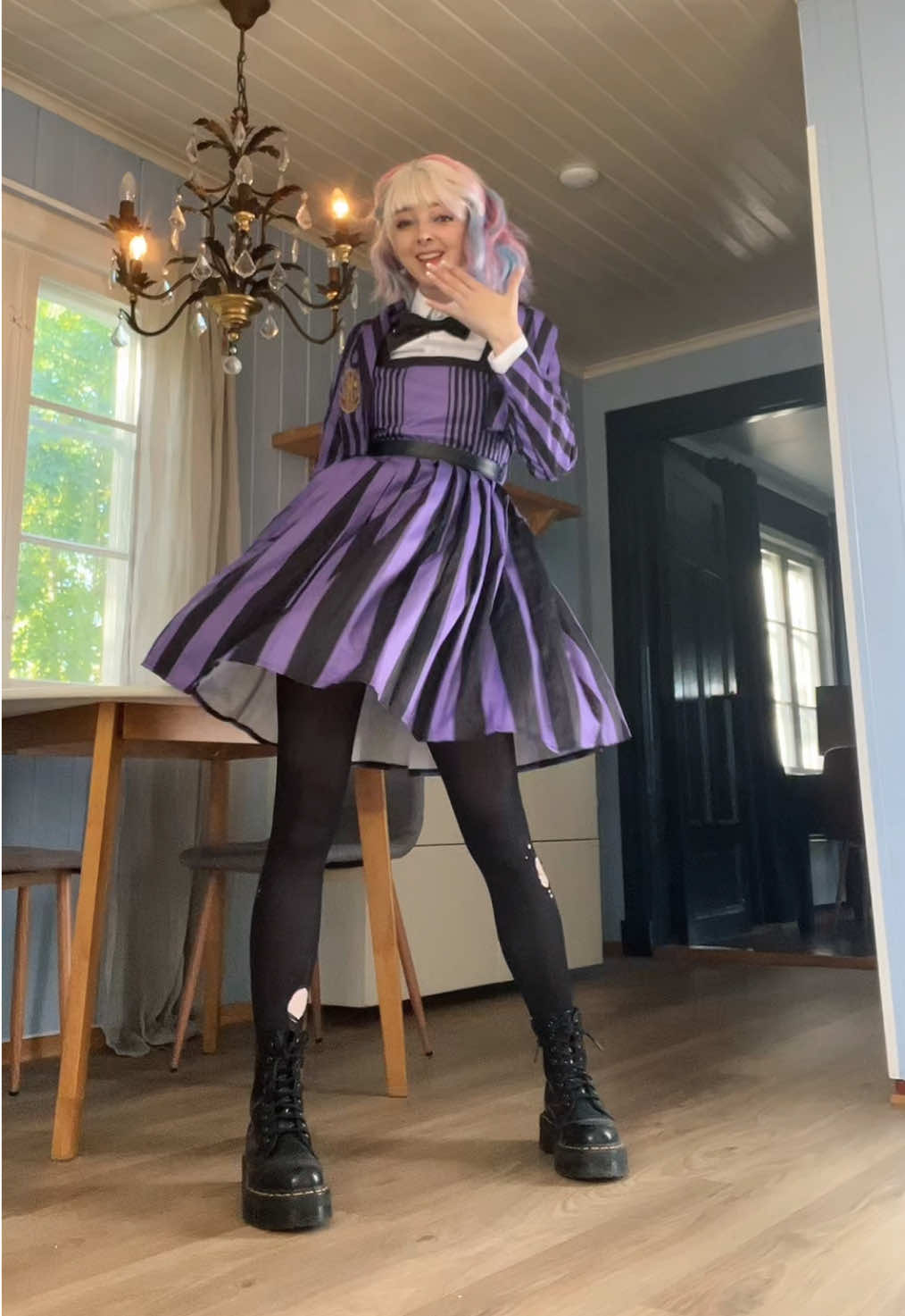 Been waiting TOO long for this one yall #cosplay #wednesday #enidsinclair #enidsinclaircosplay #wednesdayseason2 