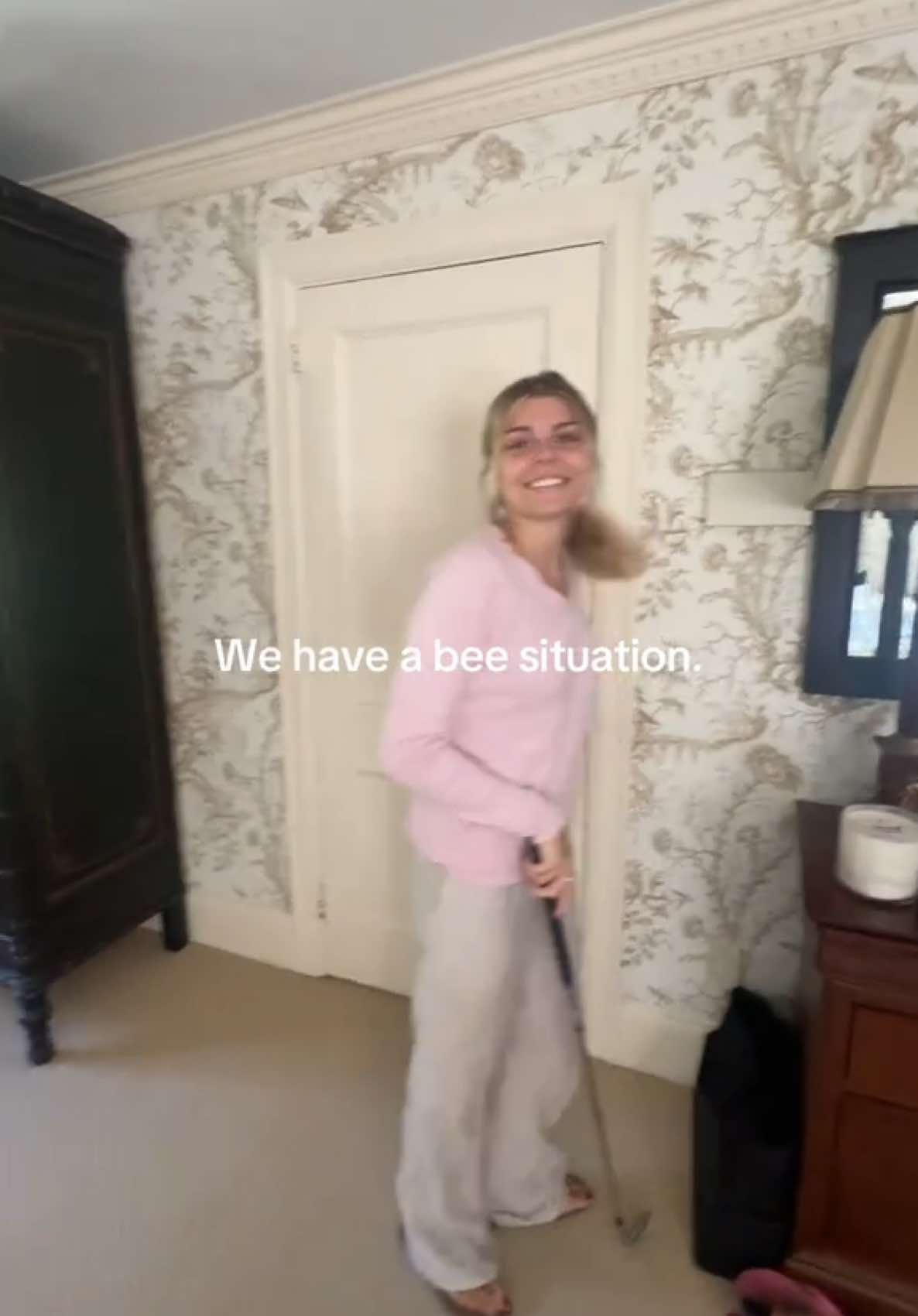 We play too much I dont know what is going on theres a million bees in the ceiling. What now.
