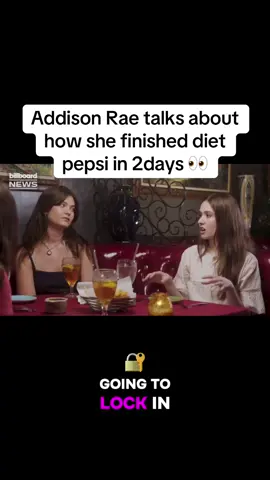 Addison ray talks about how it took her 2 days to finish the song Diet Pepsi #fyp 