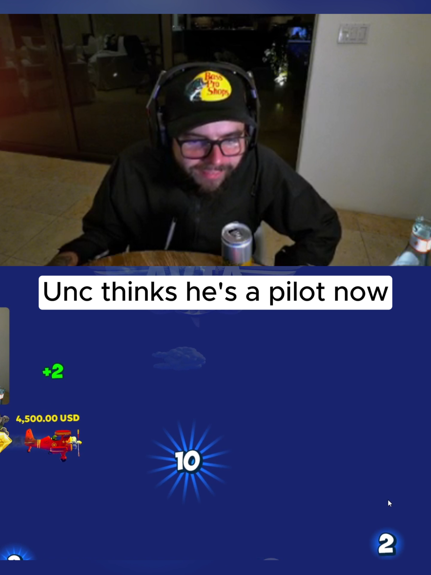 Unc thinks he's a pilot now #fyp #foryou #viral_video #viral #streamer