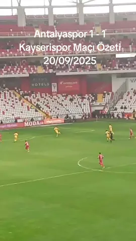 Antalyaspor 1 - 1 Kayserispor Maçı Özeti 20/09/2025 #antalyaspor #antalyaspor🔴 #kayserispor #kayserisporfk #kayserispor💛❤️ 