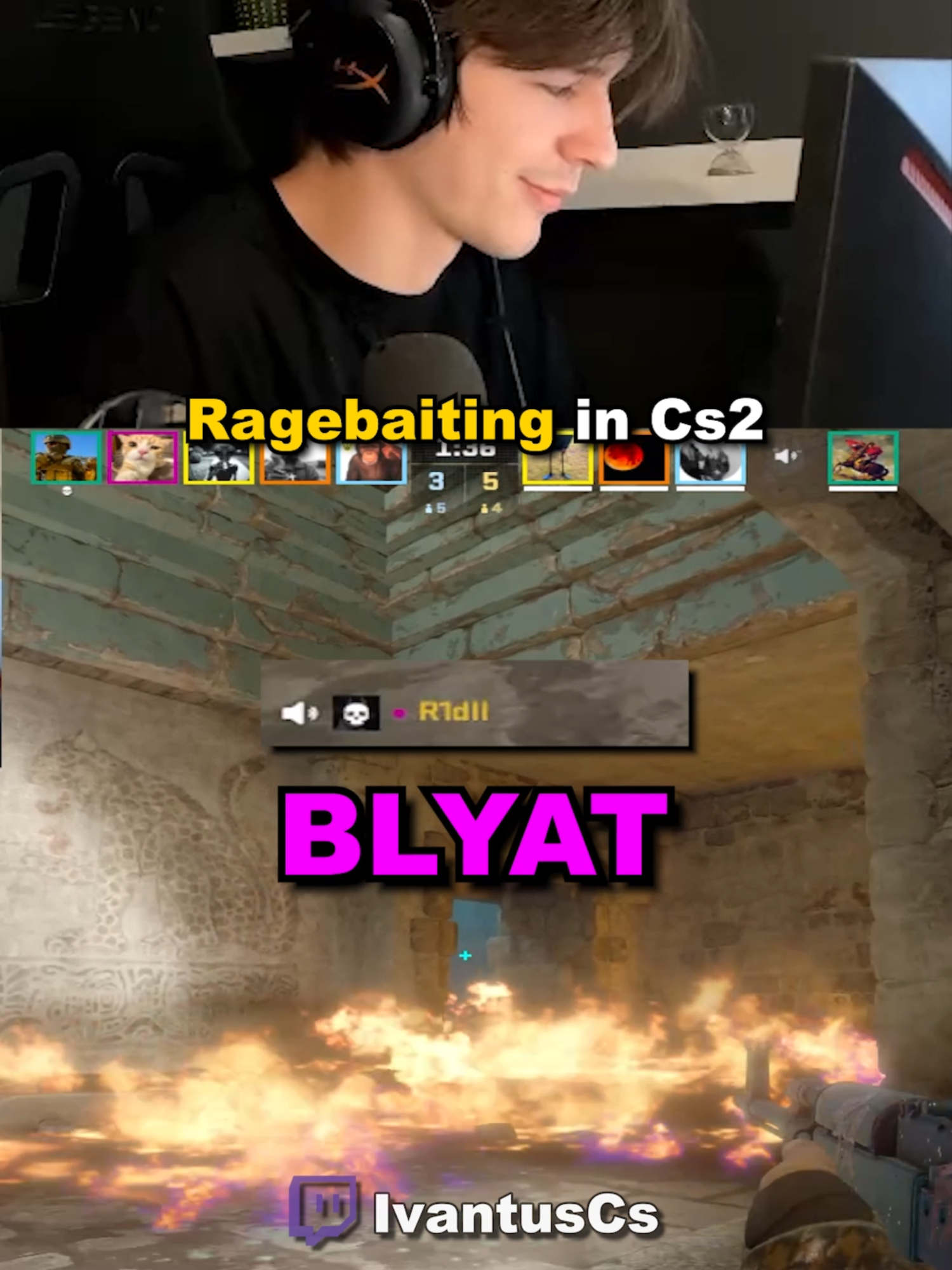 Bro got MAD😭 #cs2 #counterstrike #Valorant