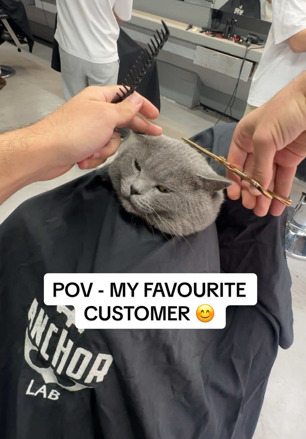 POV - MY FAVOURITE CUSTOMER #pov #tutorial #hairstyle #ASMR #SATISFYING 