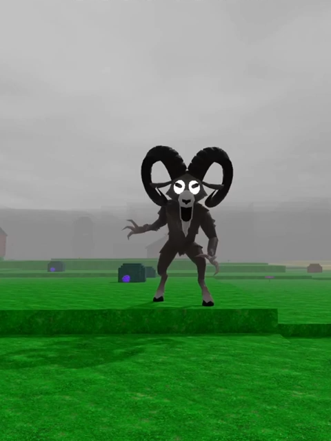 99 Nights Goat vs All Entities #99nightintheforest #roblox #robloxmemes