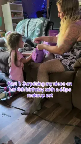 @Tiffany Ashman ✨ 🎁✨ Looking for the ultimate gift? This 63pc kids makeup set has EVERYTHING—makeup, stickers, jewelry & more! 💄👑 It was perfect for my niece’s 4th birthday, and her reaction was priceless 🥰 Don’t miss Part 2 where she tries it all on! #giftideas #kidsmakeup #makeup #kidsgifts #tiktokmademebuyit 