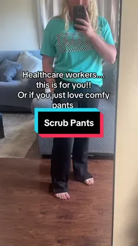 I literally love these and will wear them everywhere 🙃 #scrubpants #healthcareworkers #yogapantsallday #tiktokmademebuyit 