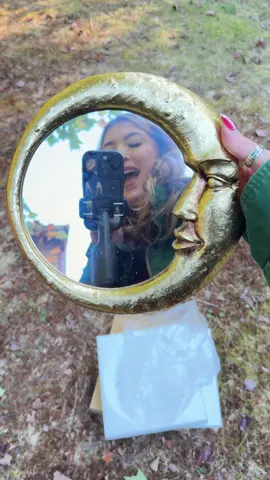 Where are you gunna put yours?? #moonmirror #tiktokshopcreatorpicks #moondecor #sunandmoon #moonphase 