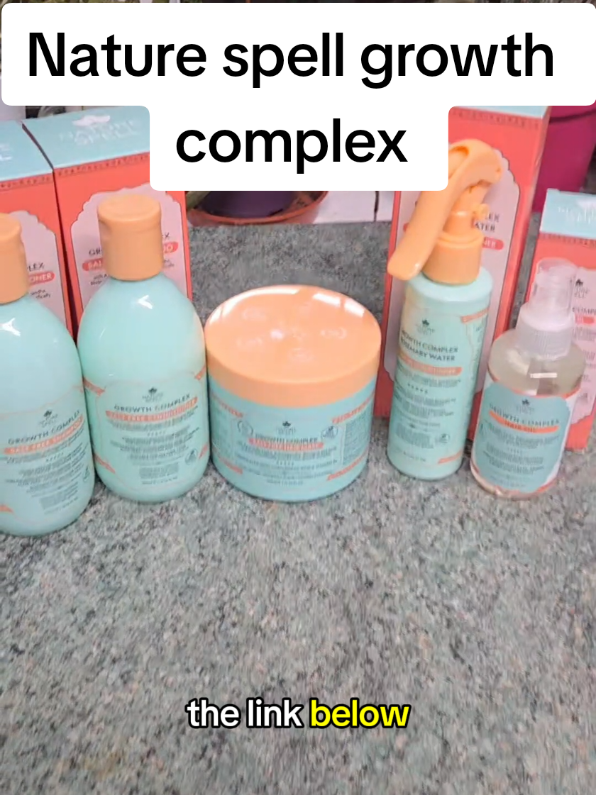 Nature spell growth complex collection, to support hair growth and restoration. #naturespell #haircareroutine #hairgrowth #flashsale #tiktokmademebuyit 