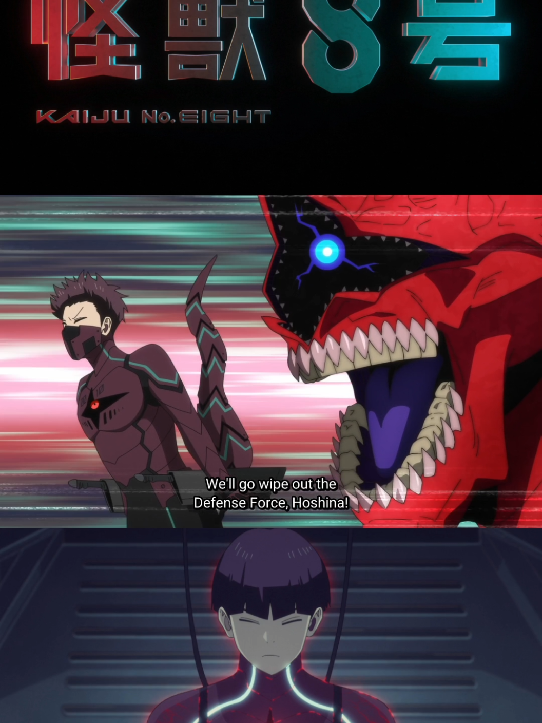 KAIJU NO.8 | EP.10 HIGHLIGHTS  The very unusual duo of Vice-capt. Soshiro Hoshina and Kaiju no.10 | Weapons no.10 unleashed #kaijuno8 #soshirohoshina #kaijuno10 #animefights #fyp 