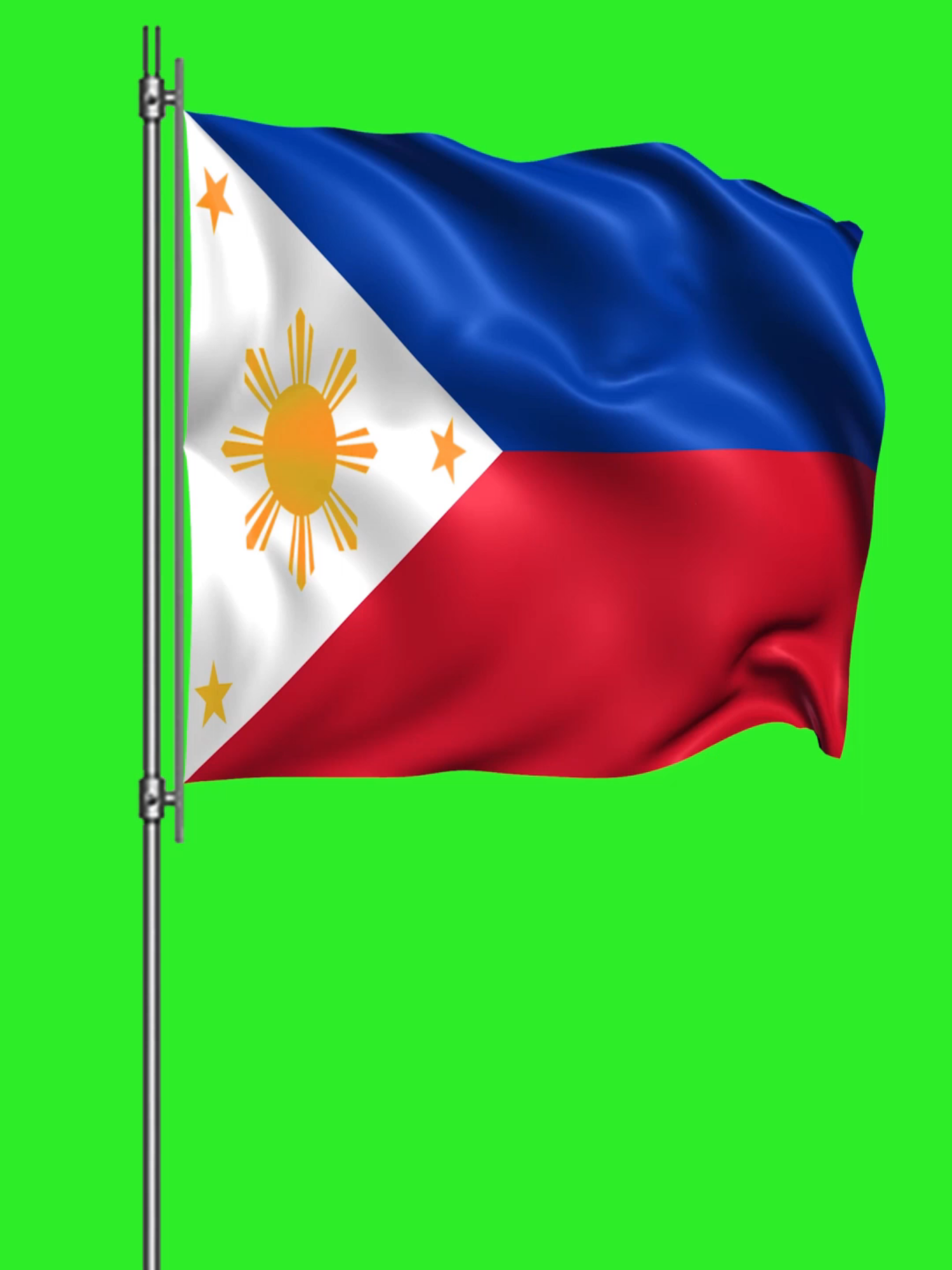 Green screen  Philippines Waving Flag Green Screen #shorts