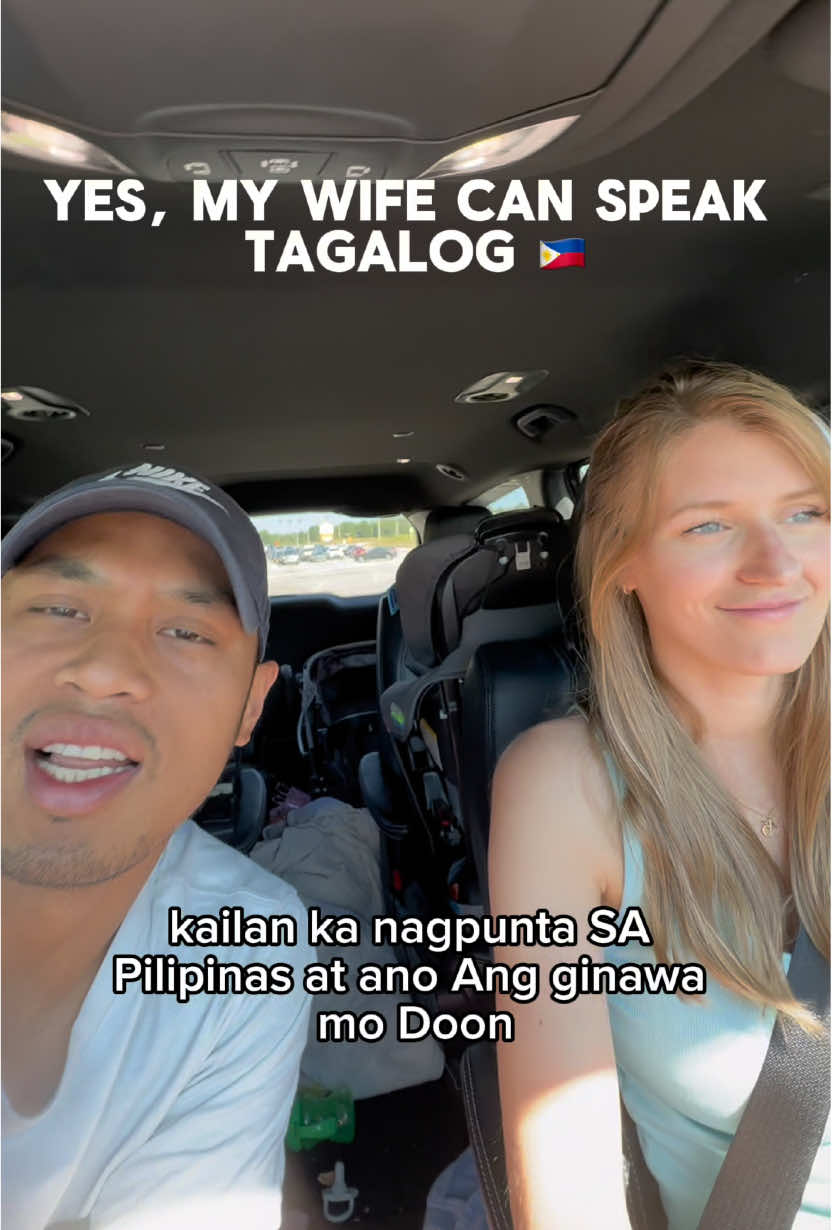 Tagalog Interview with my wife. #buhayamerica #tagalog #fyp 🇵🇭