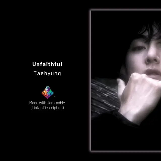 hiis voice 💜 unfaithful by rihanna taehyung cover #coverai #aicover #taehyung #kpopaixx 