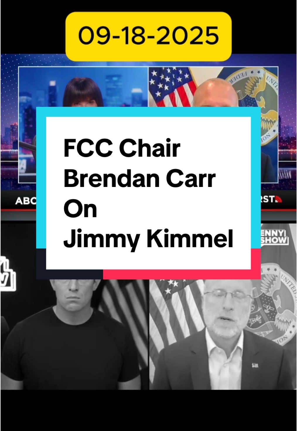 What FCC Chairman Brendan Carr said about Jimmy Kimmel.