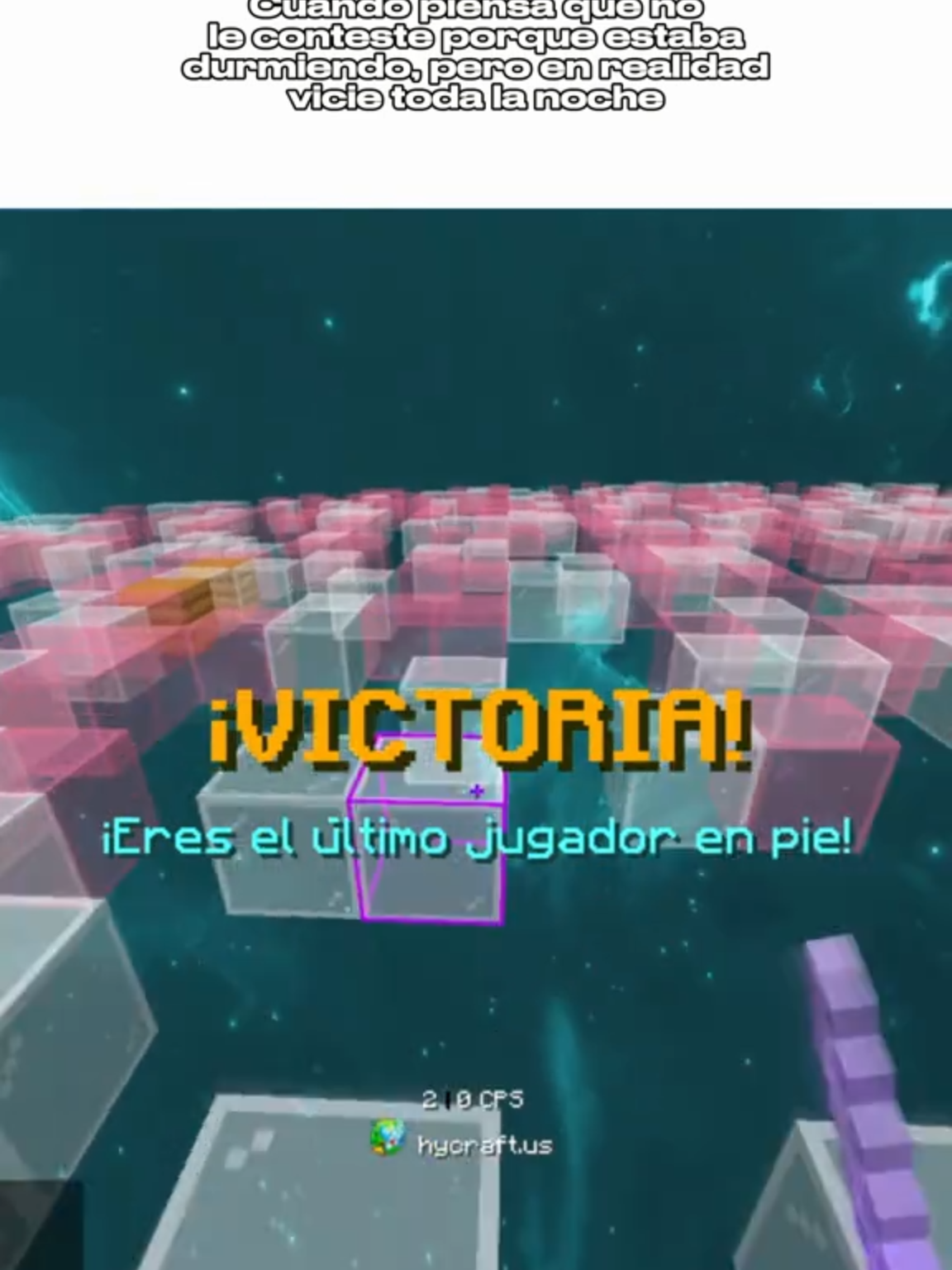 Mentira no es :) #Minecraftpvp #skywars #hycraft #java #bedrock #chile #gamergirlsetup #Minecraft #minecraftclips #chilena #minecraftjava #minecraftjavaedition #gamer #texturepack  #hycraftskywars #pvpminecraft #viralvideos #GamerGirl #streamer