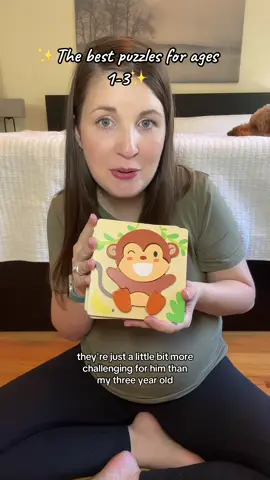 Little hands, big learning! 🌟 This 6-pack of wooden puzzles keeps toddlers entertained and learning. 🧠✨ #toddlertoys #educationaltoys #puzzletime #learningthroughplay #woodenpuzzles 