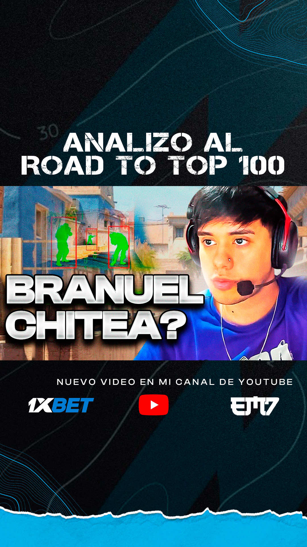 🚨 Nuevo video en YouTube 🚨 Analizamos a BRANUEL en detalle… ¿cheats o está completamente loco? 👀  Mirá el análisis completo ya en mi canal 👇 #morotips #windingo #cs2 #fyp #gaming 