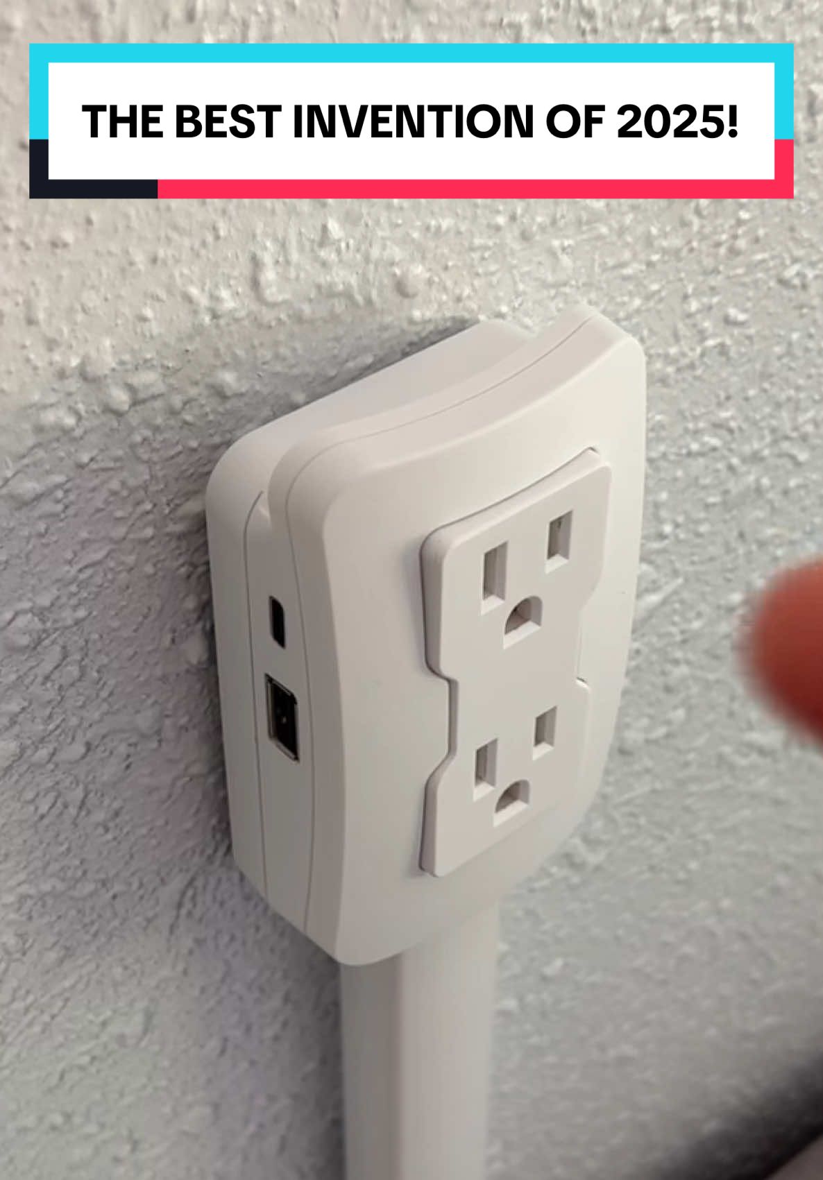 How to extend your electrical outlet behind your furniture so you can easily access them!  . . #outlet #electricaltips #electricalwork #electricalcontractor #phonecharger 