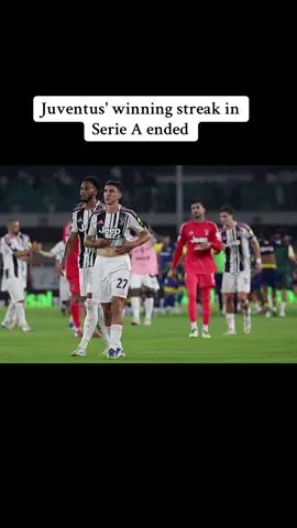 After 3 consecutive wins, Juventus disappointed in round 4 of Serie A when they were held to a 1-1 draw by Hellas Verona.#footballplayer #football #footballnews #uktiktok🇬🇧uk #100k 
