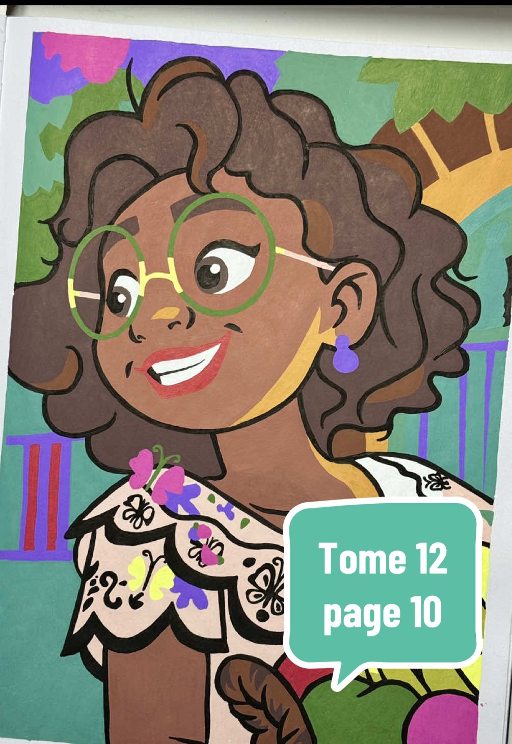 🎬 Encanto - Mirabel Madrigal 📚 Disney Coloriages mysteres -  Tome 12 the Great Classics 📄 Page 10 🖍️ 3D Acrylic Gel Pens 48 colors #gelpens #tiktokshoprestock #coloringbynumber #hachettedisney #coloriagemysteredisney 