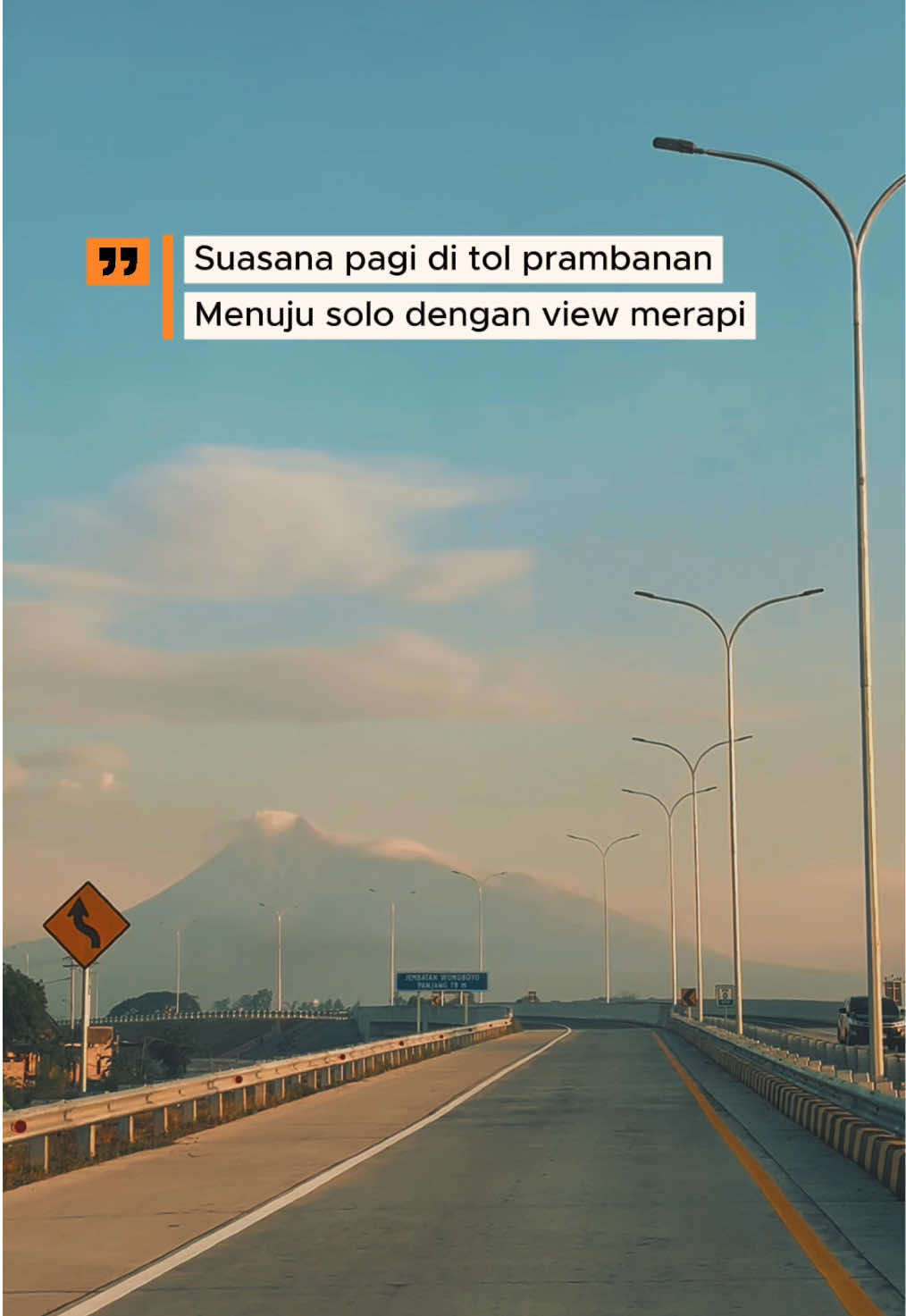 Udah ngerasain vibes keluar kota lewat tol prambanan belom lur? #tolprambanan #jogja24jam #jogjavibes #solo #wisatajogja 