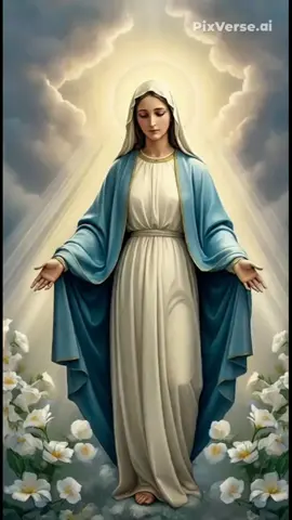 The Timeless Grace of the Virgin Mary. #MotherofJesus #CatholicFaith #Christianity #DivineGrace #HolyMother