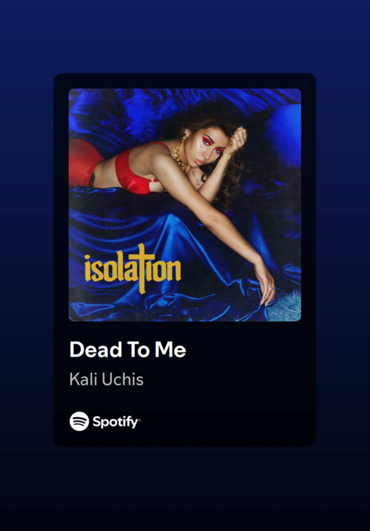 dead to me #kaliuchis #fyp #lyric 