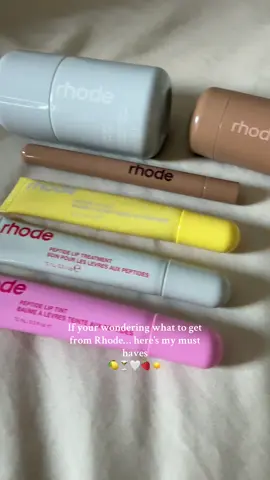 The must must haves🤞🏼🍓🍋 @rhode skin #fyp #rhodeskin #rhodemusthaves #sephora #cleanmakeup 