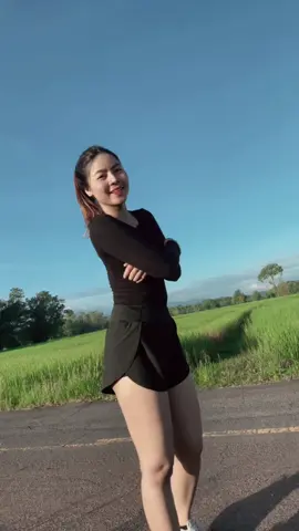 วันหยุด#ออกกําลังกาย #วิวนครนายกสวยงามมากๆช่วงนี้ 