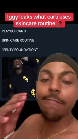 Thoughts on his skincare? #playboicarti #carti #skincare #rap #viral 