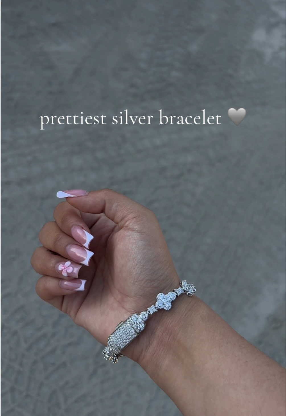 😍😍😍😍😍 #sliver #bracelet #diamond 