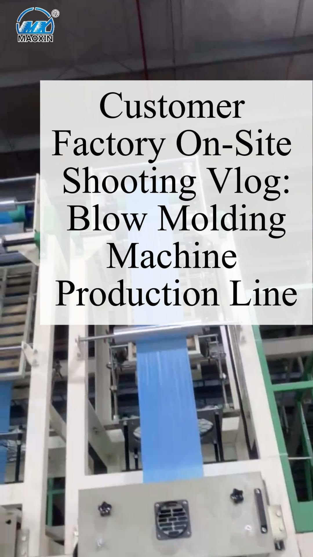 Customer Factory On-Site Shooting Vlog: Blow Molding Machine Production Line #maoxin  #filmblowingmachine 