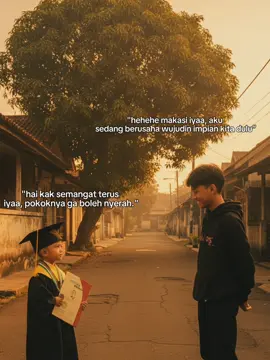 ‎Tutorial edit fotonya: ‎1.search gemini AI ‎2.pilih 2 foto yang mau di edit (foto kamu masa kecil dan foto kamu masa sekarang) ‎3.isi promt: ‎ Buat dua orang tersebut seolah olah bertemu di sebuah gang perumahan jadul terdapat pohon mangga besar, buat viewnya dari samping yang menampilkan mereka berdua dari samping. ‎buat mereka berjarak berjauhan namun melihat ke satu sama lain. ‎buat seperti nuansa sore hari golden hour, buat mereka berdiri sejajar berhadapan dan pandangan si anak sedikit keatas melihat orang itu. ‎4.download foto  #geminiai #fotomasakecildansekarang #fyppppppppppppppppppppppp #masukberanda 