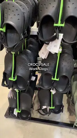 They come in so many cute colors on TikTok🫶🏼 Sale ends 9/23/25! #workcrocs #crocsworkclogs #classicworkclogs #nurseshoes #healthcarecrocs 