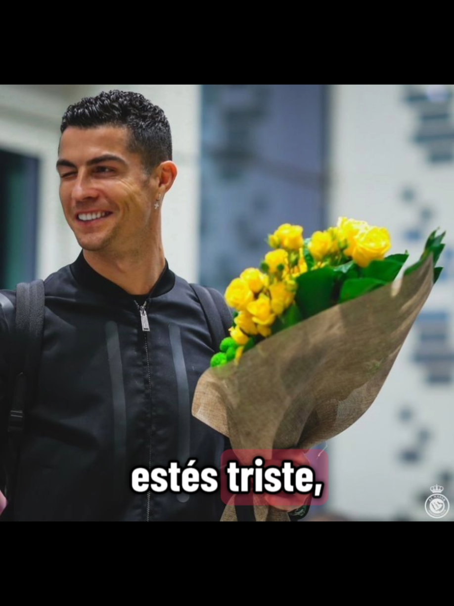 Cristiano Ronaldo No quiere verte Triste ❤️<33 #cristianoronaldo #floresamarillas #dedicar #cr7 #21septiembre 