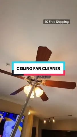 Extendable ceiling fan cleaner! #fancleaning #fancleaner #homeessentials #cleaningtiktok #tiktokshopblackfriday 