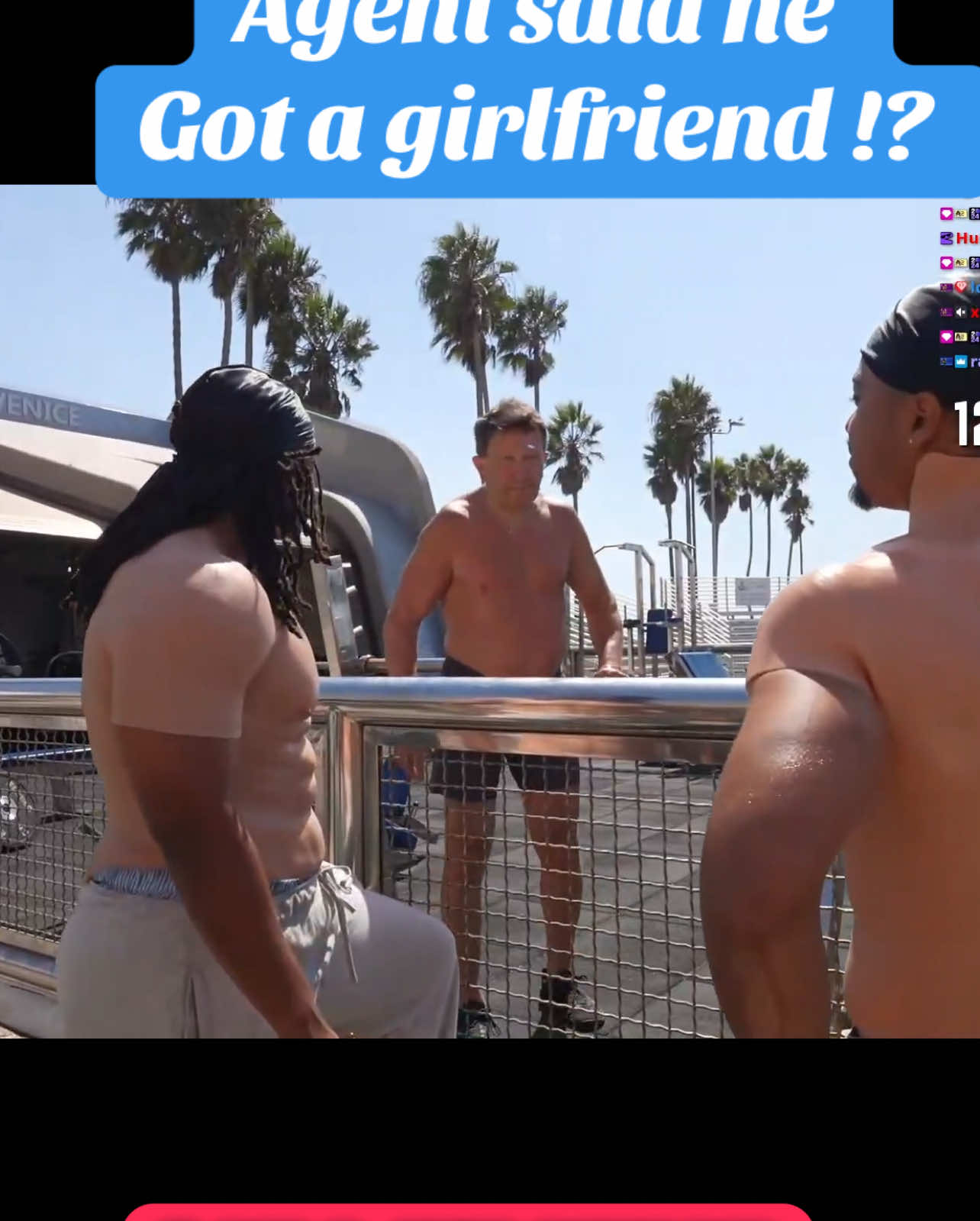 Did @Agent say he got a girlfriend !? #agent00 #agent #fyp #girl #gym 