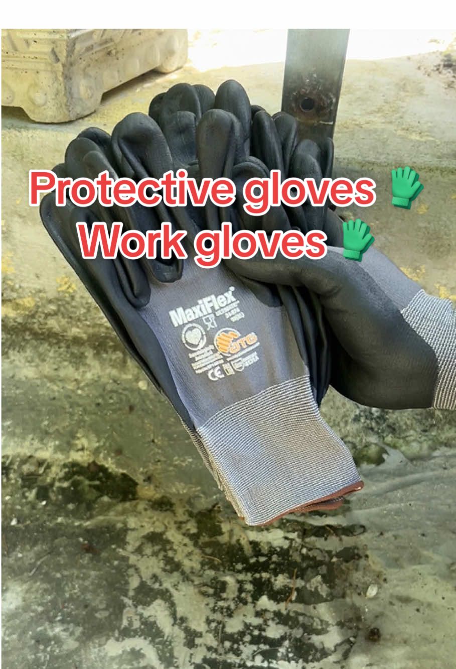 Breathable gloves  Protective gloves  Work gloves  24 Pairs Maxiflex gloves 🧤 🛠️🪛🔧 24 Pares Guantes Para Trabajo  #maxiflex #gloves #workgloves #constructionlife #handprotection #maxiflexgloves #safetyfirst #tiktokshop  