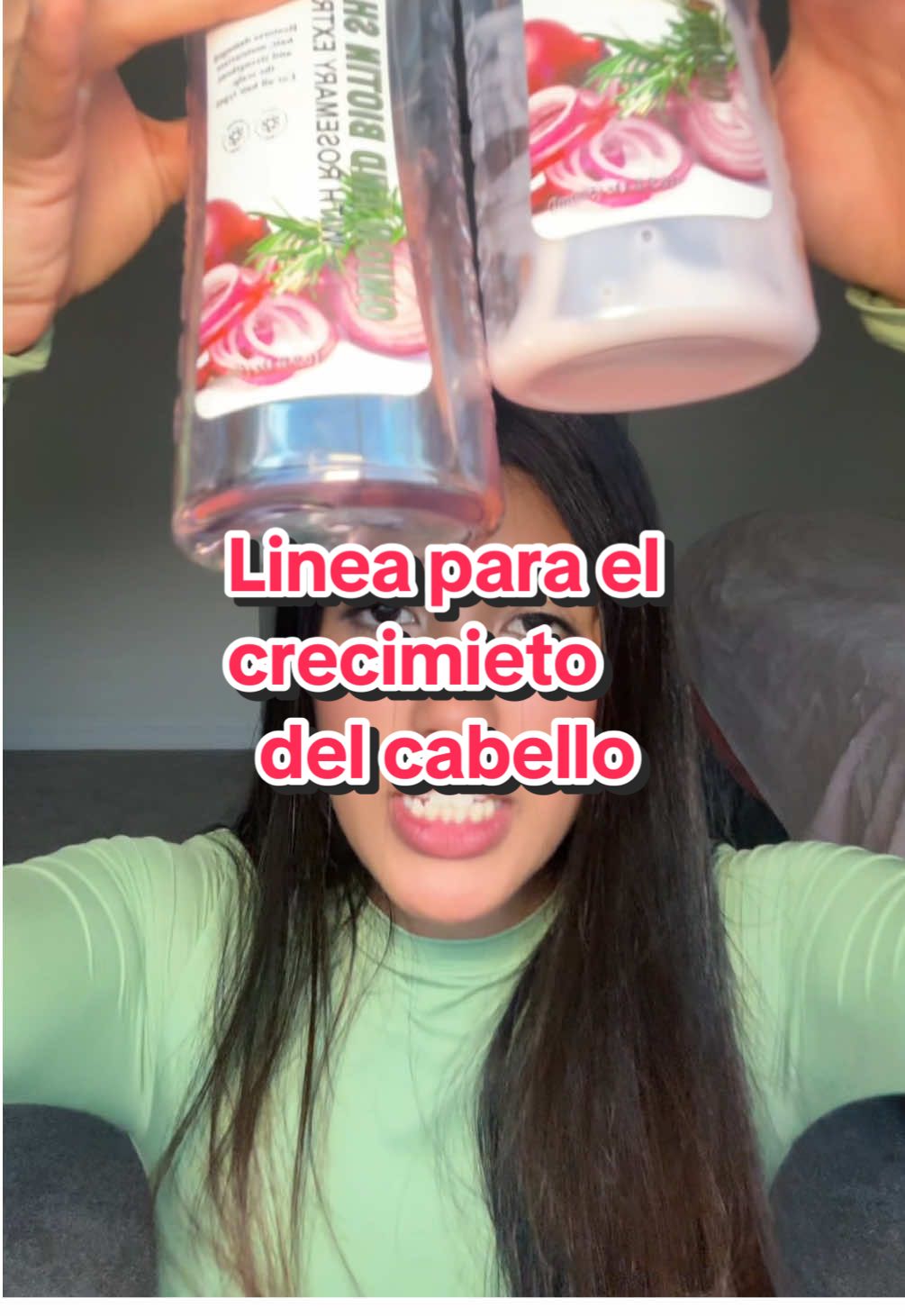 Esta línea si funciona como tiene que funcionar #crecimientodelcabello #cabellolargo #tiktokshopcreatorpicks 