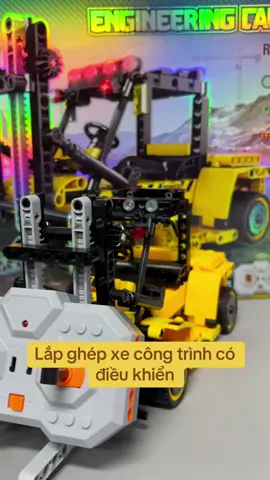 Bộ lắp ghép xe công trình có kèm điều khiển #robotic #lapghep #xecongtrinhdieukhien #dochoi 