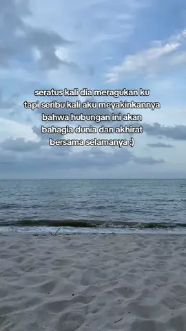 bahagia dunia dan akhirat selamanya  #pasangan #fyp #menikah #storytime #pantai 