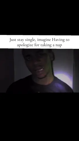 Imagine having to apologize for taking a nap #gf #lilb #single #foryou #real 