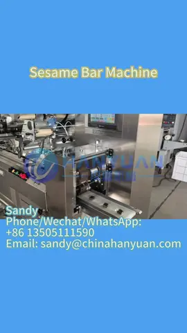 Sesame Candy Bar Packing Machine#pack#packing#sesame#sesamebar#sesamecandy#machine#equipment#sesamecandyproductionline 