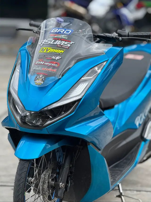 ฝากเวอร์ชั่นใหม่คันนี้ด้วยน้า💙🙏🏻⚡️#pcx160 #pcxthailand #pcx160ล้อ17แต่งสวย #ดันขึ้นฟีดที #ฟีดดดシ #pcxดิวะ 