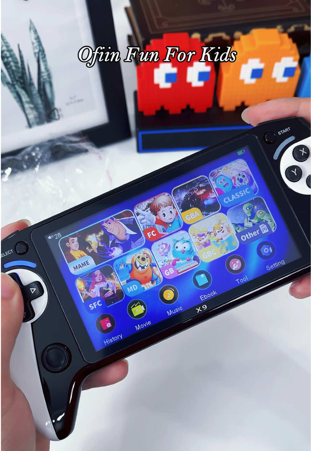 Offline games gift #retrogaming #gameconsole #handheld #tiktokshopsummerturnup #spotlightfinds   