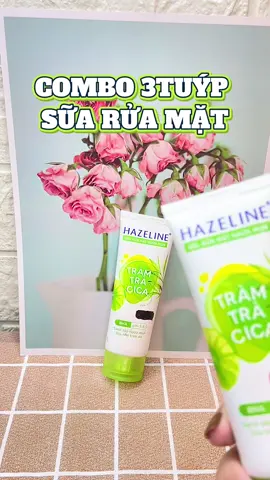 Combo 3tuýp sữa rửa mặt Hazeline #suaruamat #hazeline 