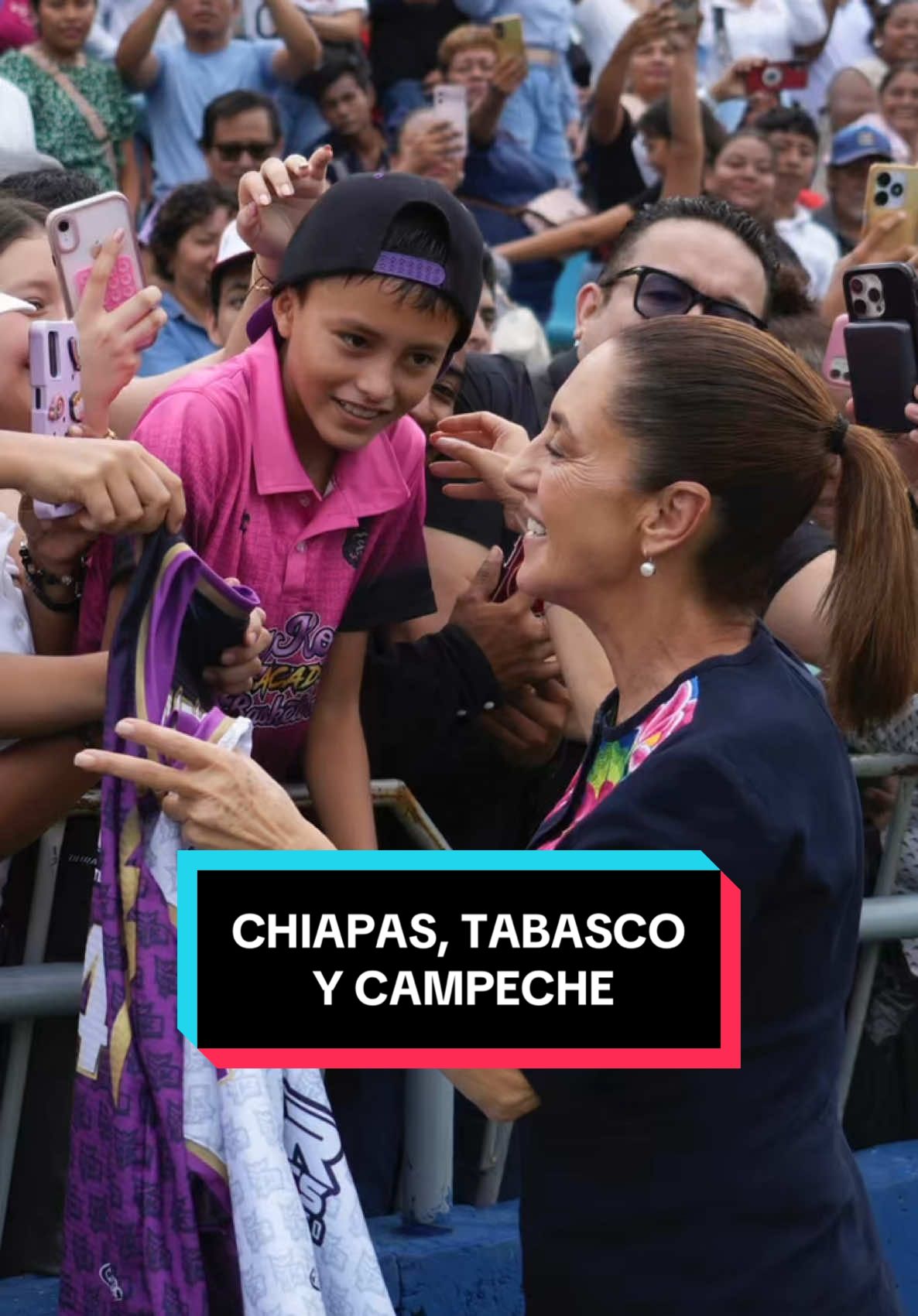 Gracias a Chiapas, Tabasco y Campeche. Seguimos avanzando; la transformación no para. #fyp #latransformaciónavanza #presidentA 